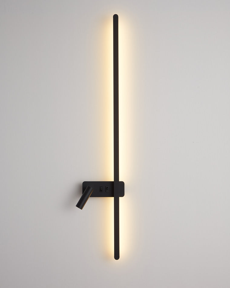 Olverai Switchable Long Linear Wall Sconce with Spotlight