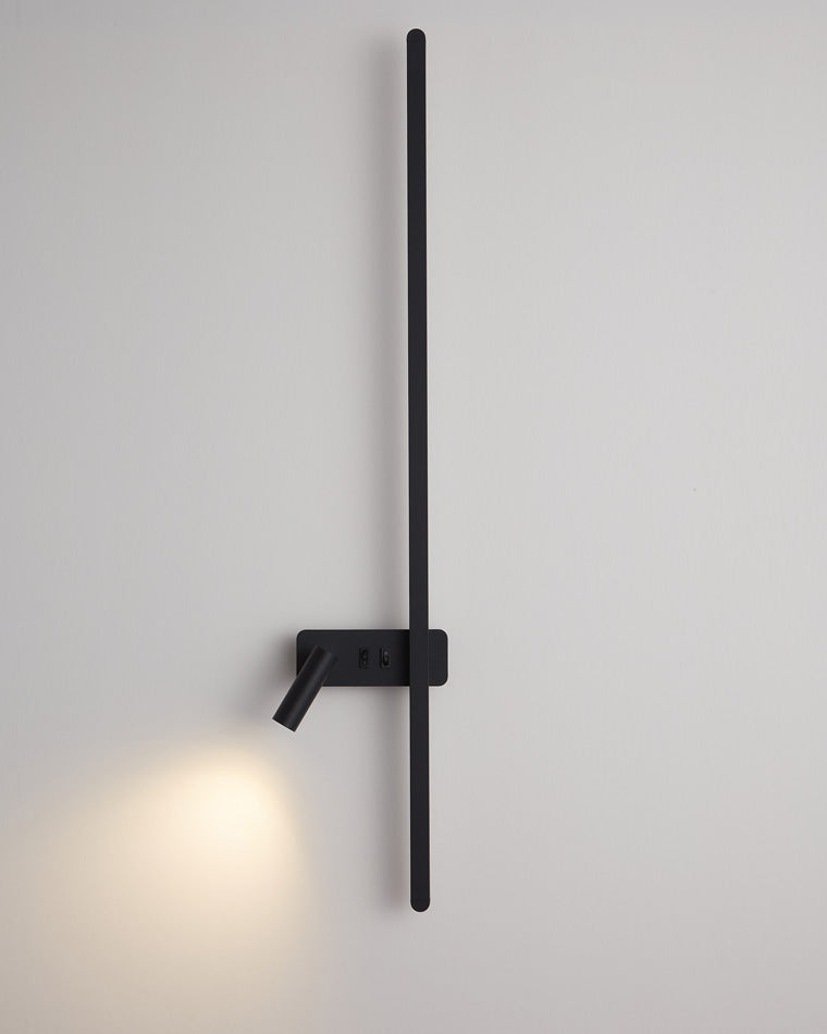 Olverai Switchable Long Linear Wall Sconce with Spotlight
