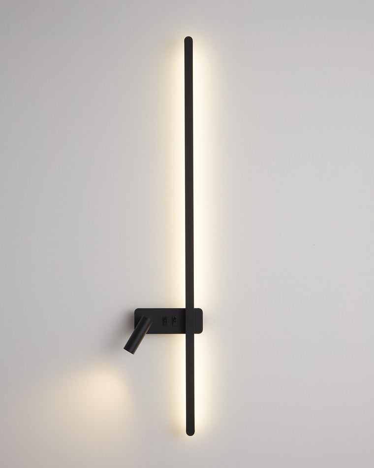 Olverai Switchable Long Linear Wall Sconce with Spotlight
