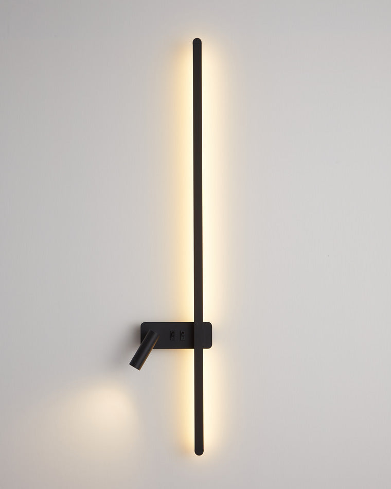 Olverai Switchable Long Linear Wall Sconce with Spotlight