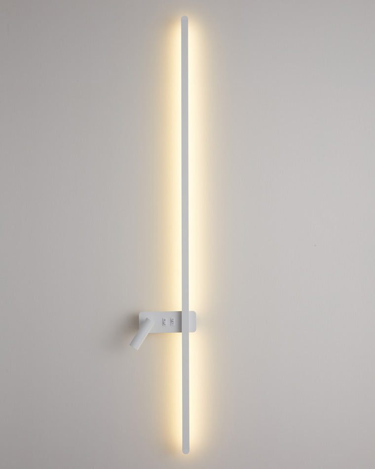 Olverai Switchable Long Linear Wall Sconce with Spotlight