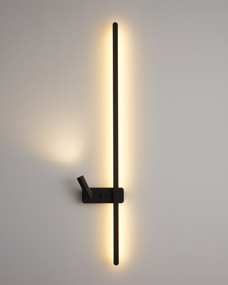 Olverai Switchable Long Linear Wall Sconce with Spotlight