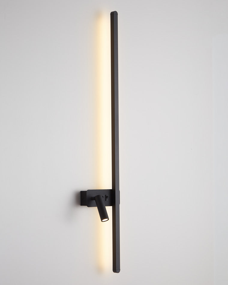 Olverai Switchable Long Linear Wall Sconce with Spotlight