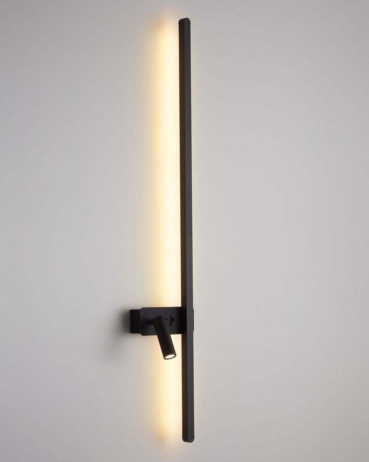 Olverai Switchable Long Linear Wall Sconce with Spotlight