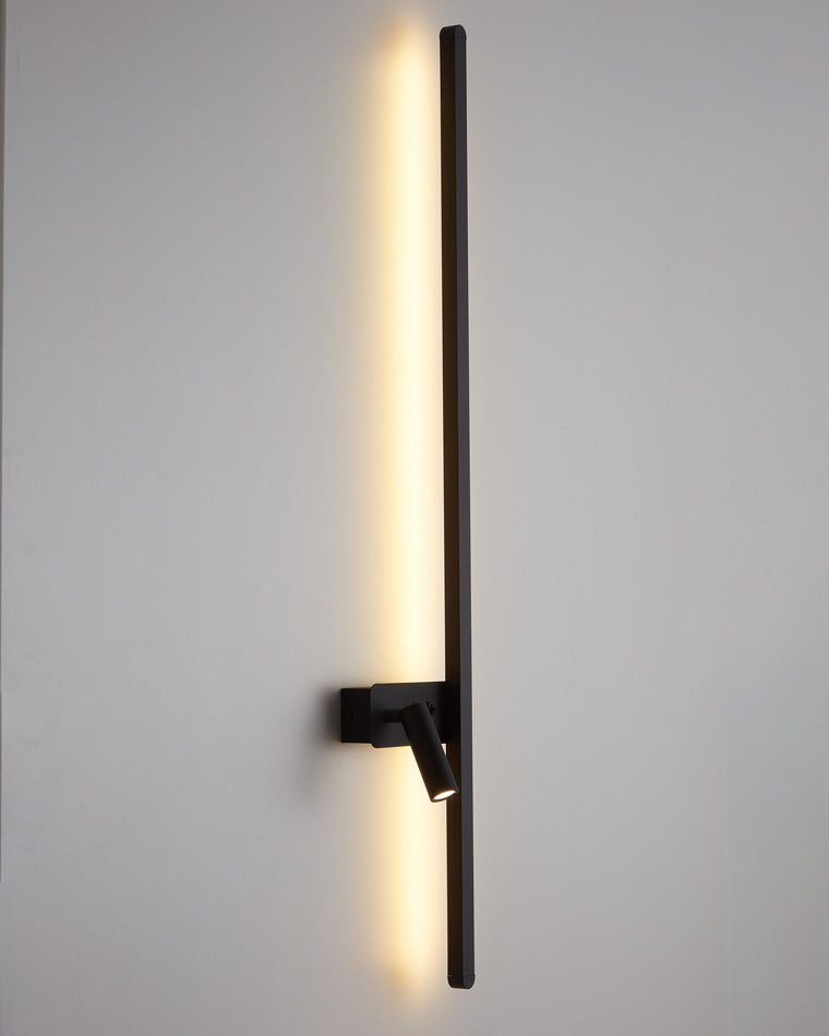 Olverai Switchable Long Linear Wall Sconce with Spotlight