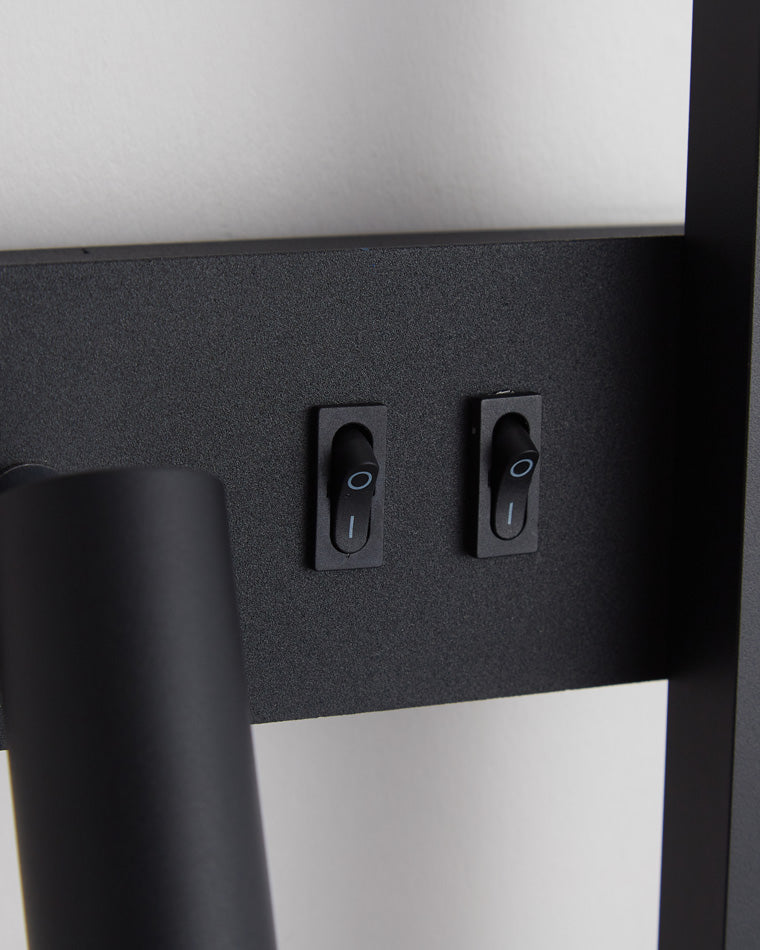 Olverai Switchable Long Linear Wall Sconce with Spotlight