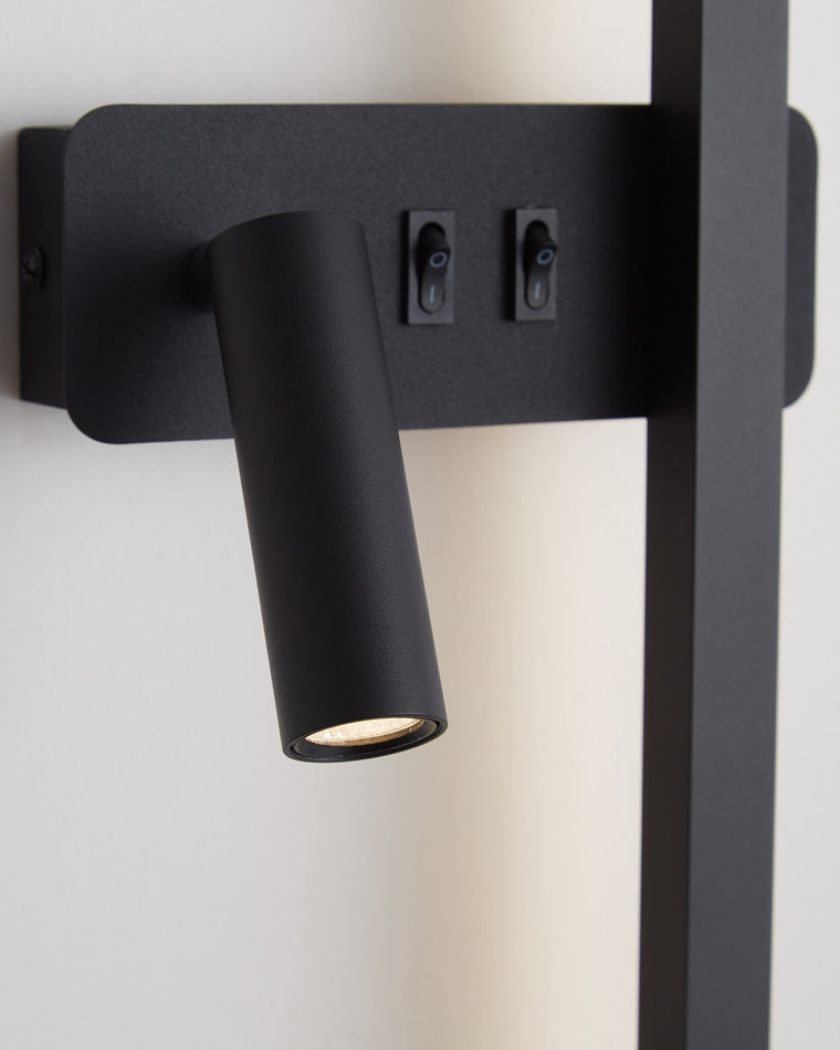 Olverai Switchable Long Linear Wall Sconce with Spotlight