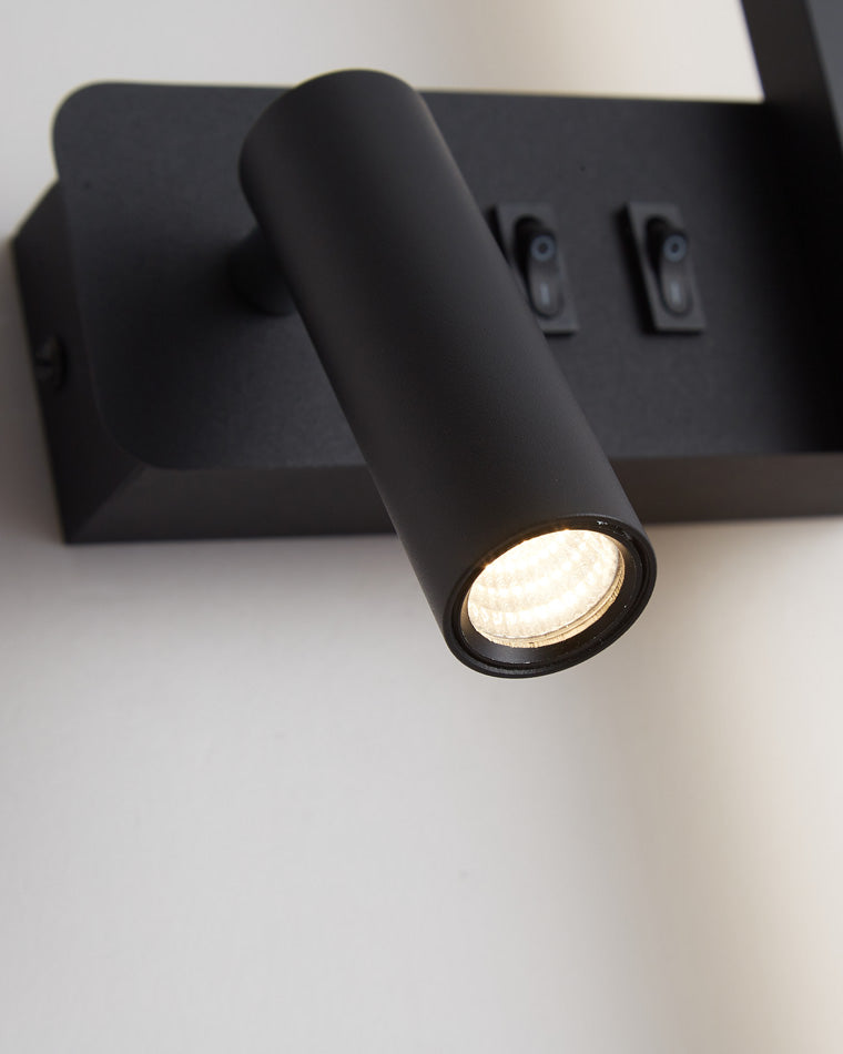Olverai Switchable Long Linear Wall Sconce with Spotlight