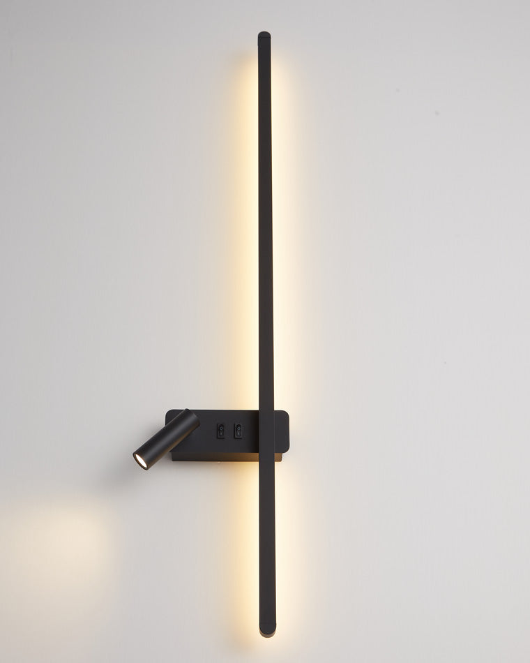 Olverai Switchable Long Linear Wall Sconce with Spotlight