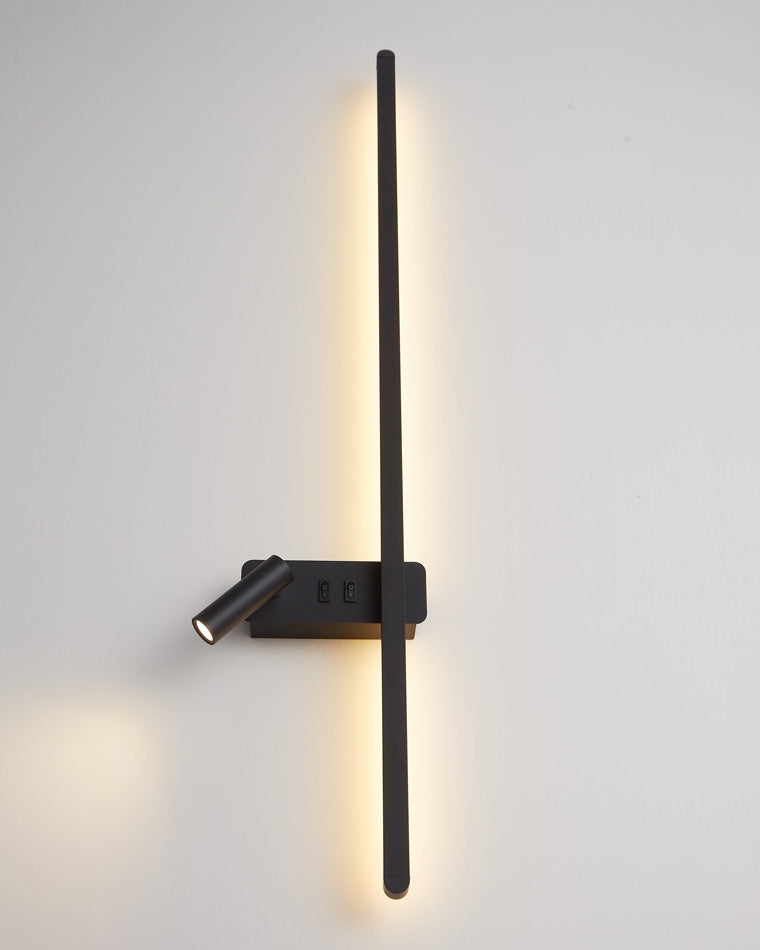 Olverai Switchable Long Linear Wall Sconce with Spotlight