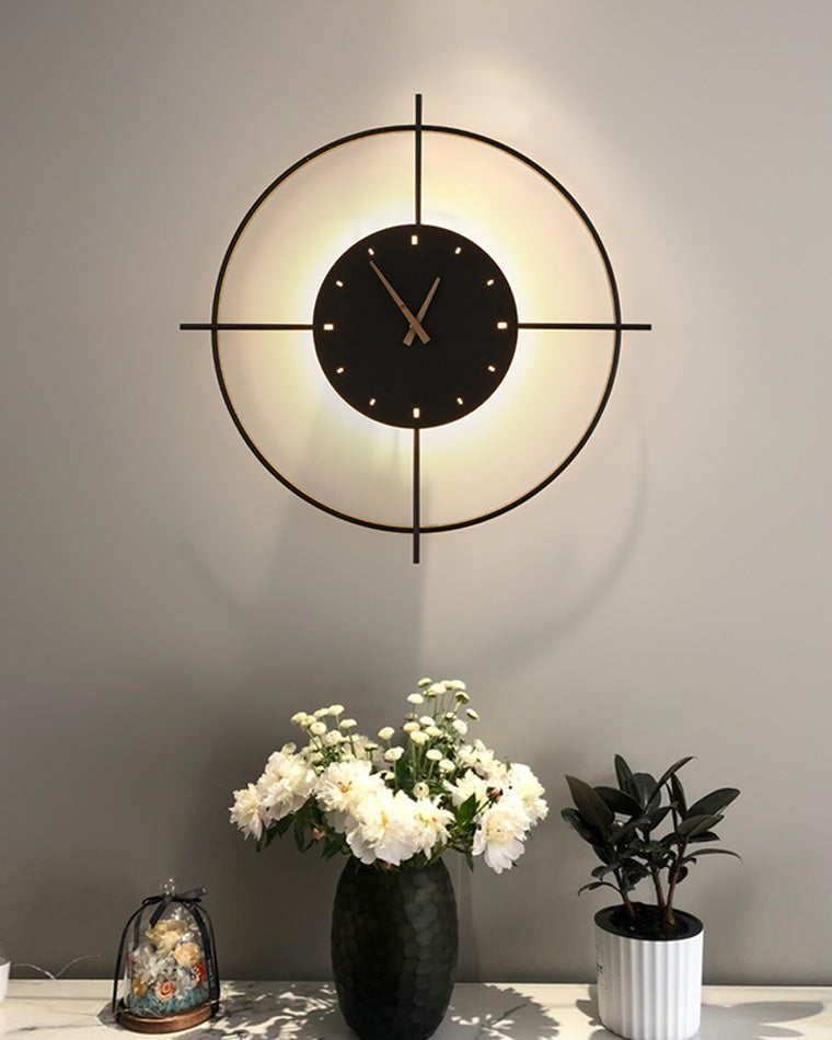 Olverai Wall Clock with Led Light