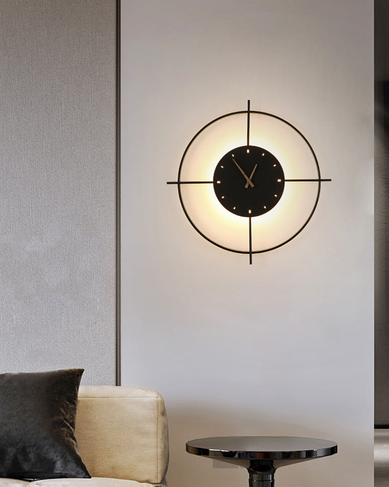 Olverai Wall Clock with Led Light