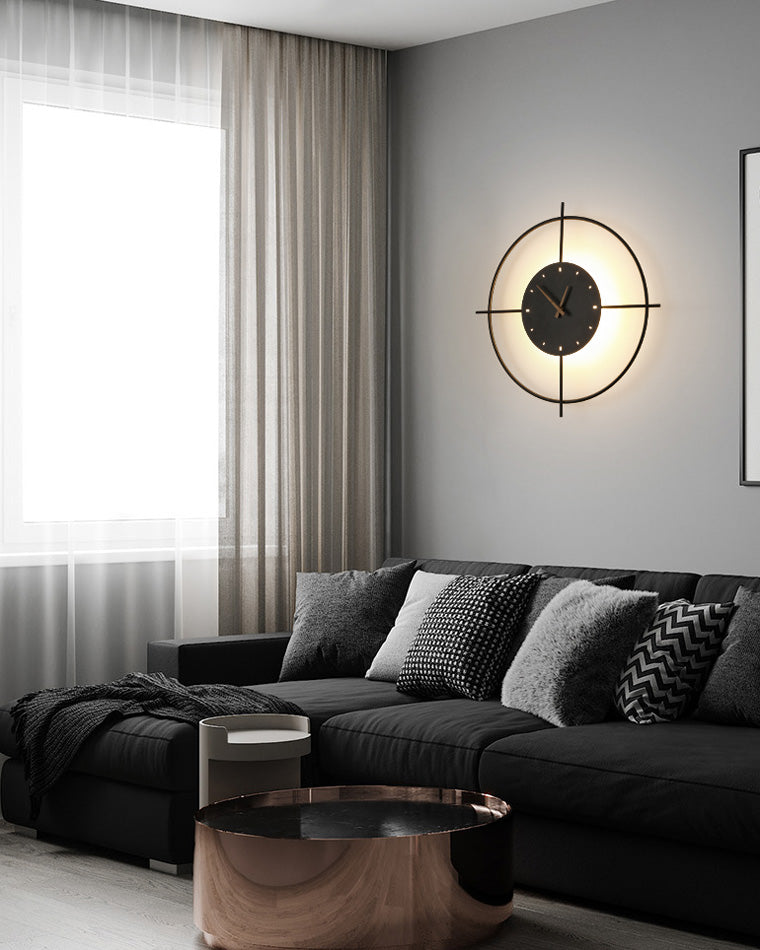 Olverai Wall Clock with Led Light