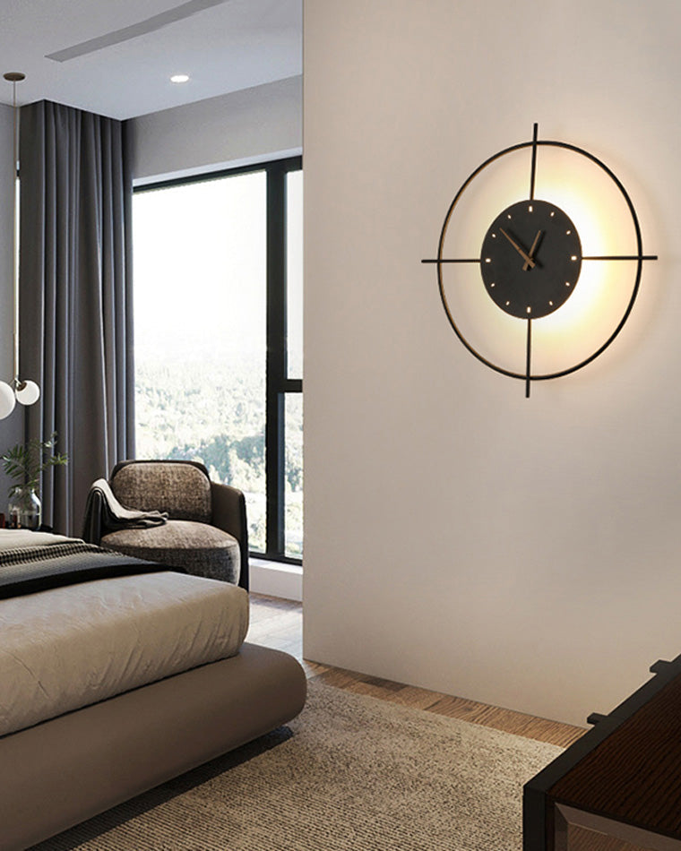 Olverai Wall Clock with Led Light