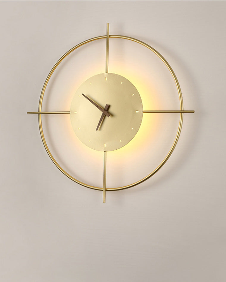 Olverai Wall Clock with Led Light