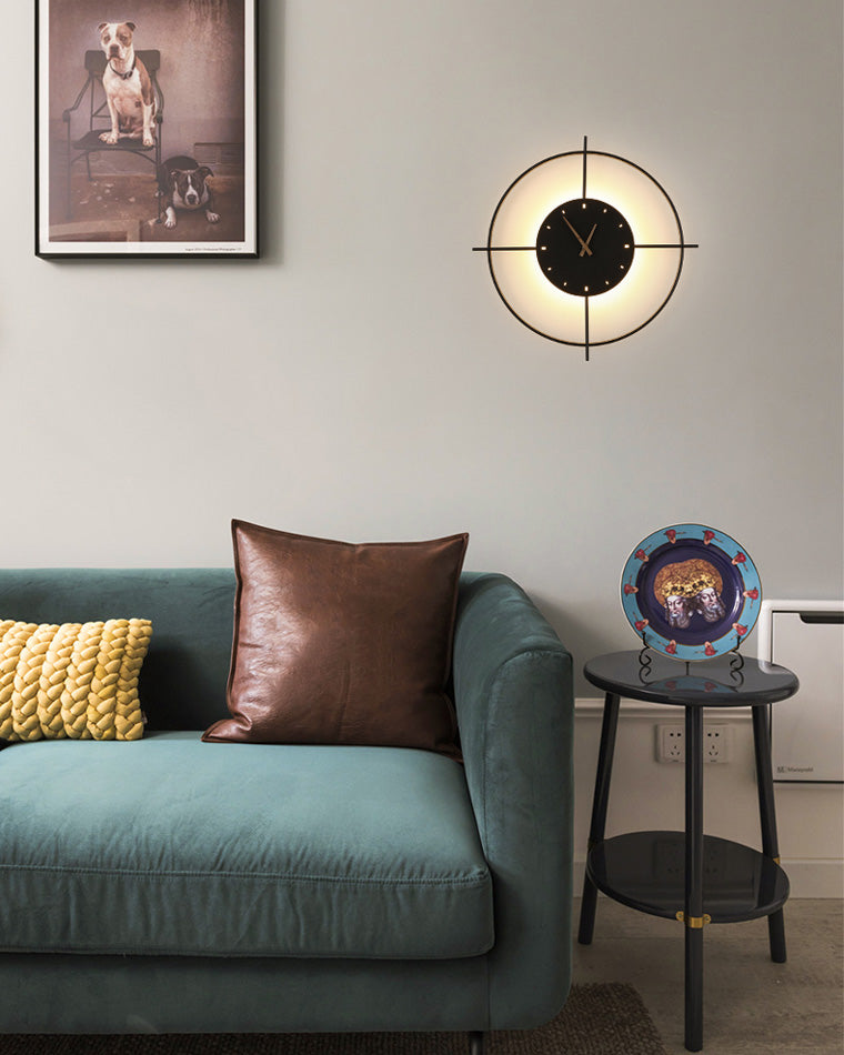 Olverai Wall Clock with Led Light