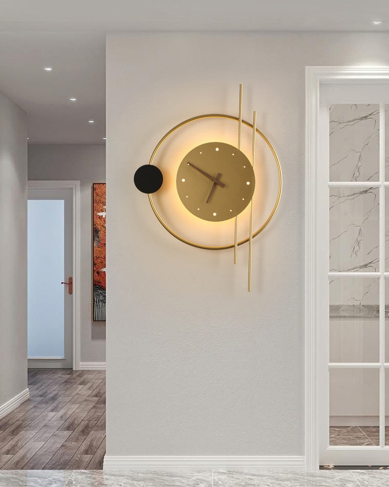 Olverai Wall Clock with Led Light