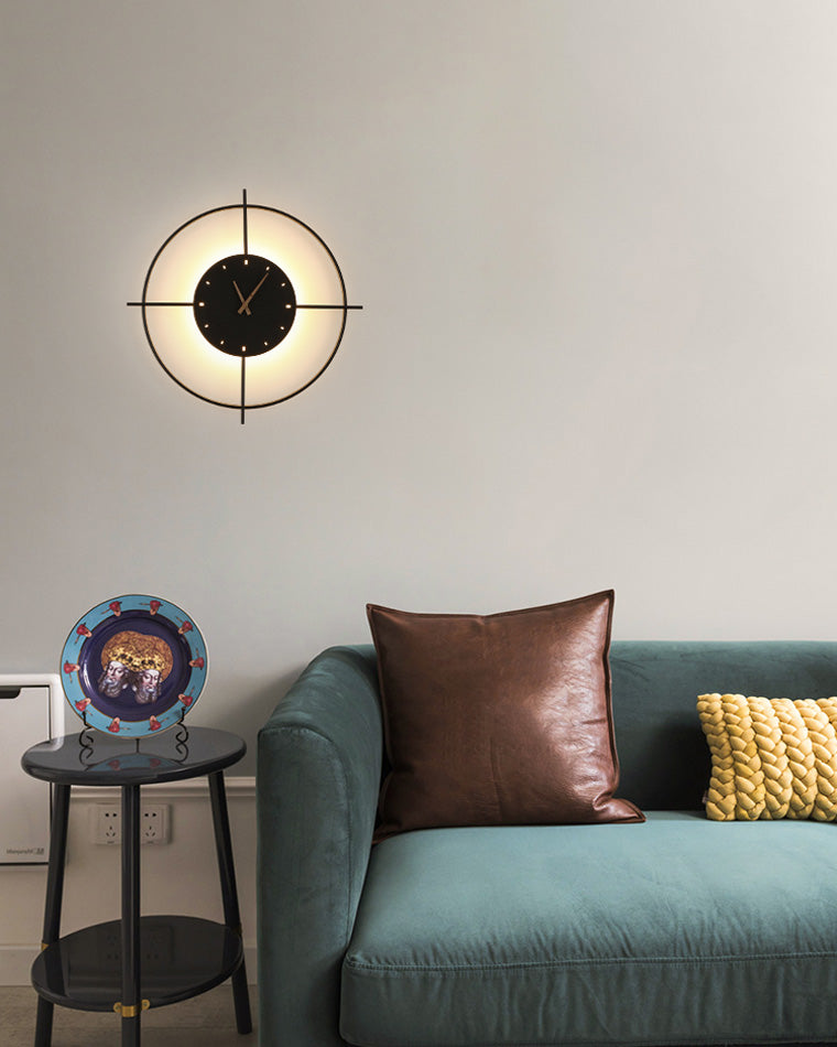 Olverai Wall Clock with Led Light