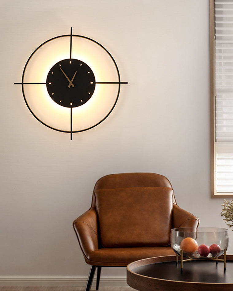 Olverai Wall Clock with Led Light