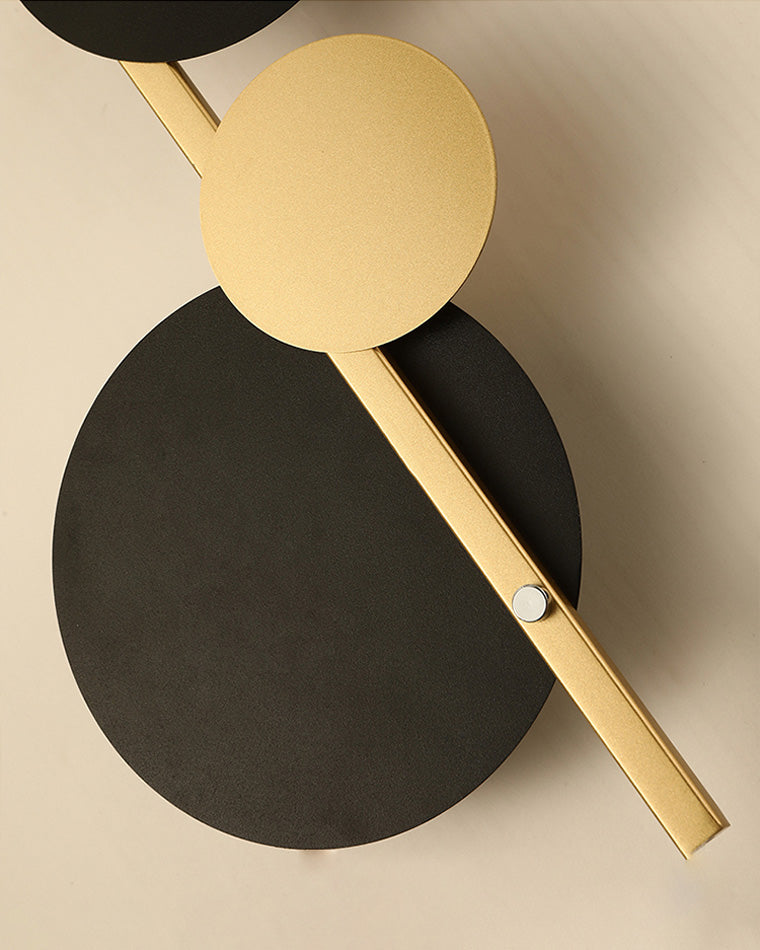 Olverai Sculptural Wall Clock with Led Light