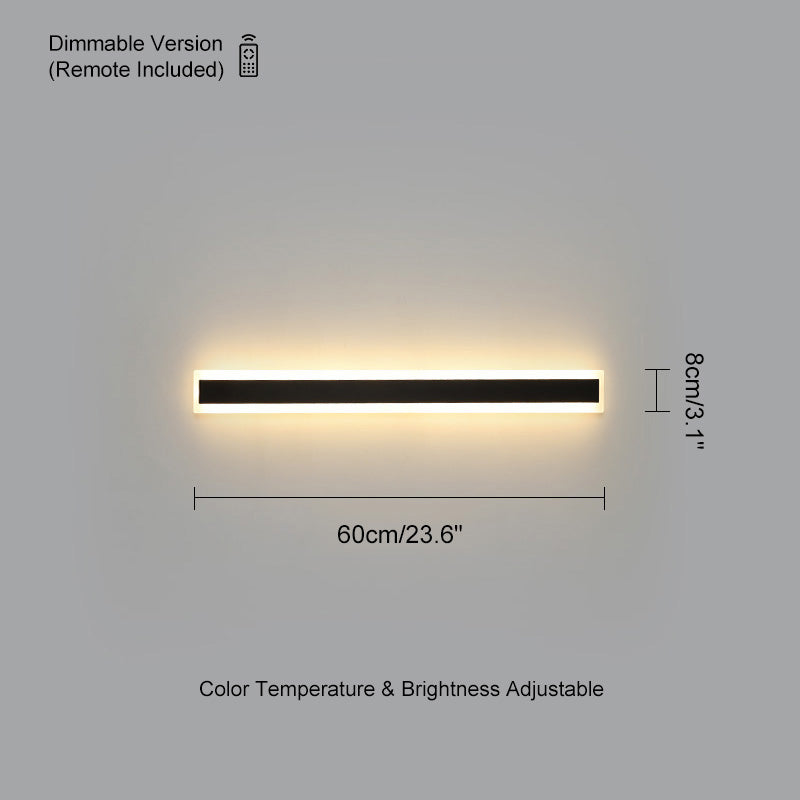 Olverai Outdoor Linear Wall Light