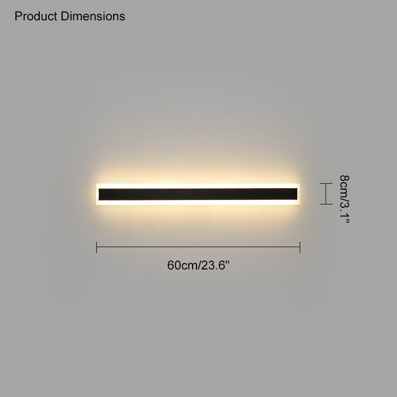 Olverai Outdoor Linear Wall Light