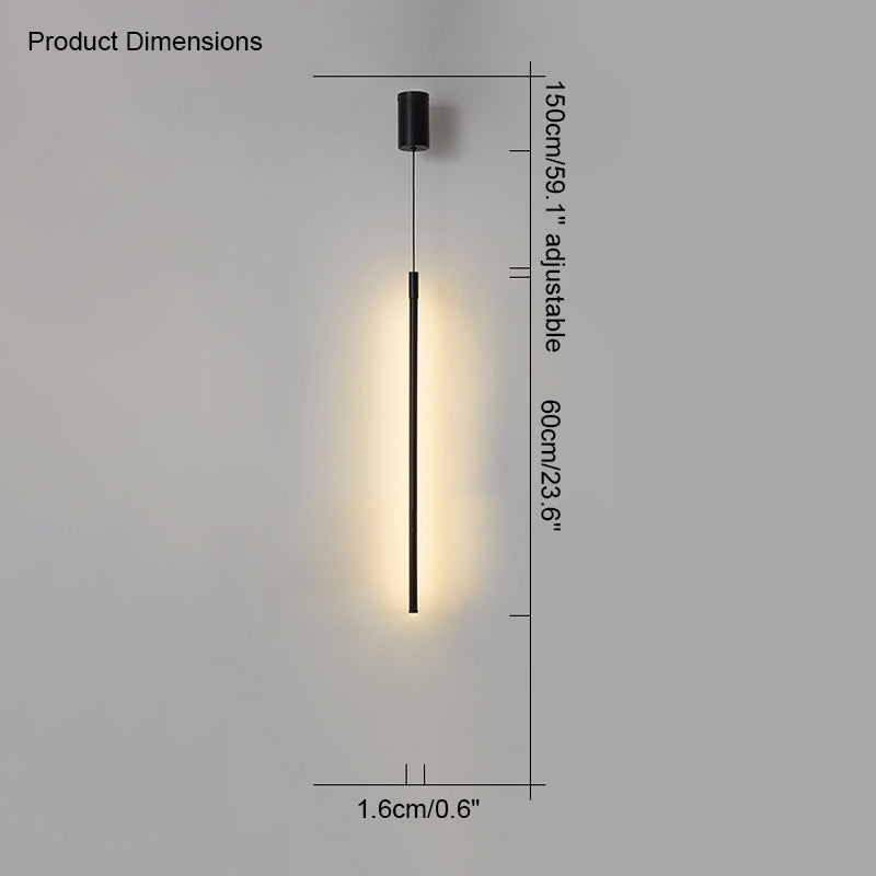Olverai Single Tube Pendant Light for Bedroom