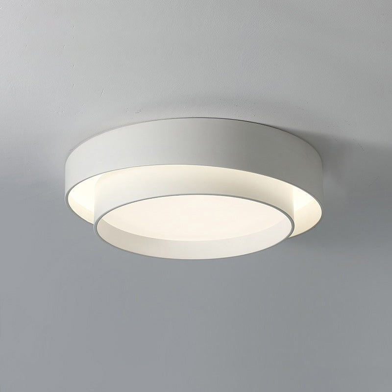 Olverai Round Drum Flush Mount Ceiling Light