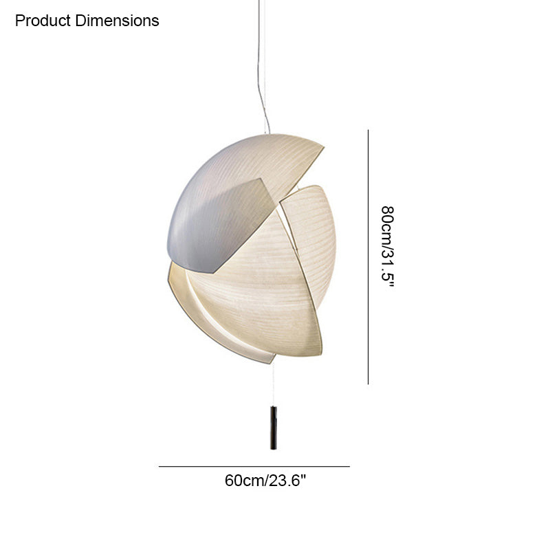 Olverai Asymmetrical Rice Paper Pendant Light
