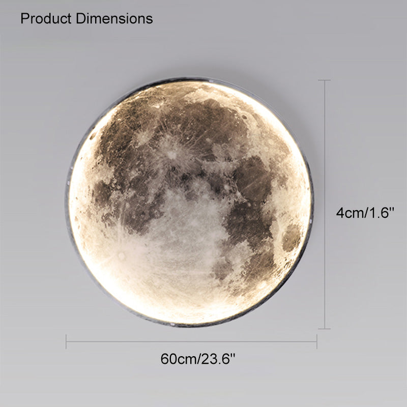 Olverai Moon/Earth Round Wall Sconce