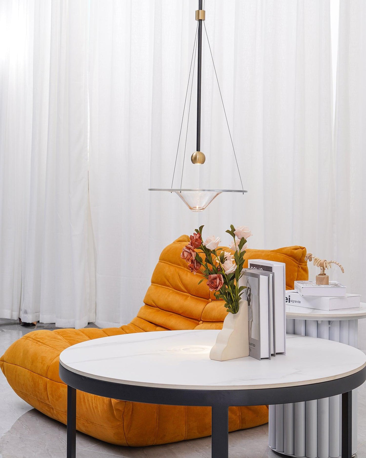 Olverai Ripple Glass Pendant Light