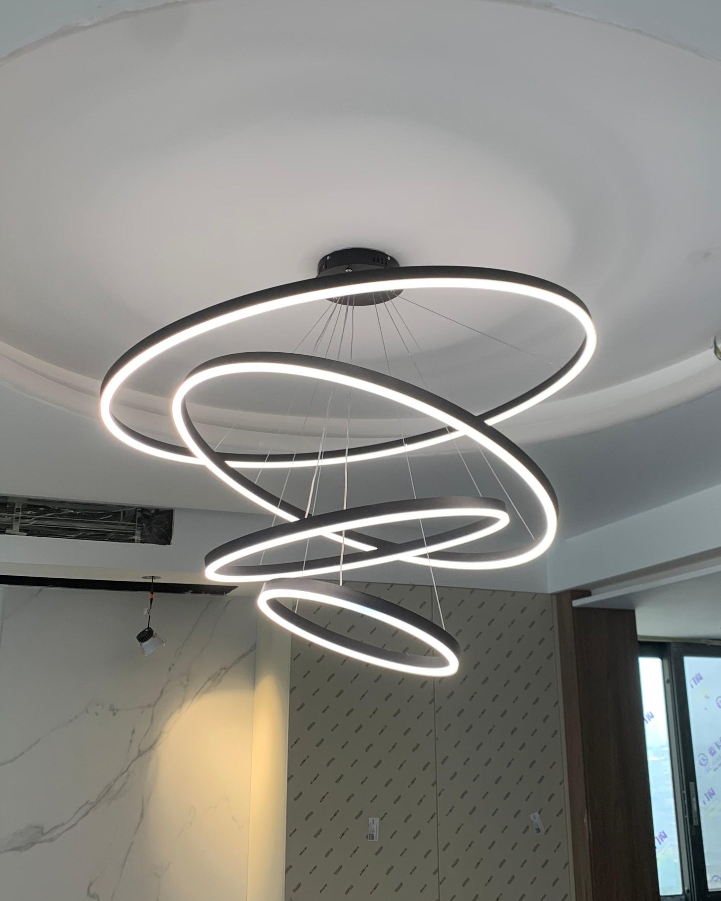 Olverai Tiered Ring LED Chandelier