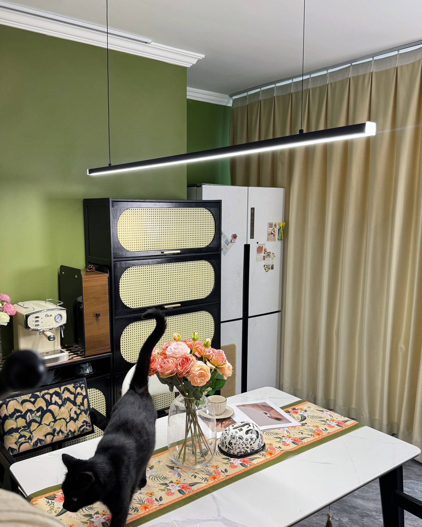 Olverai Extra Long Linear Pendant Light