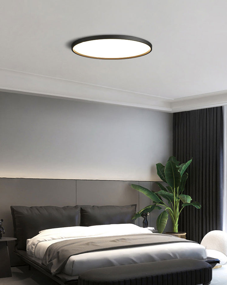 Olverai Flat Round Flush Mount Ceiling Light