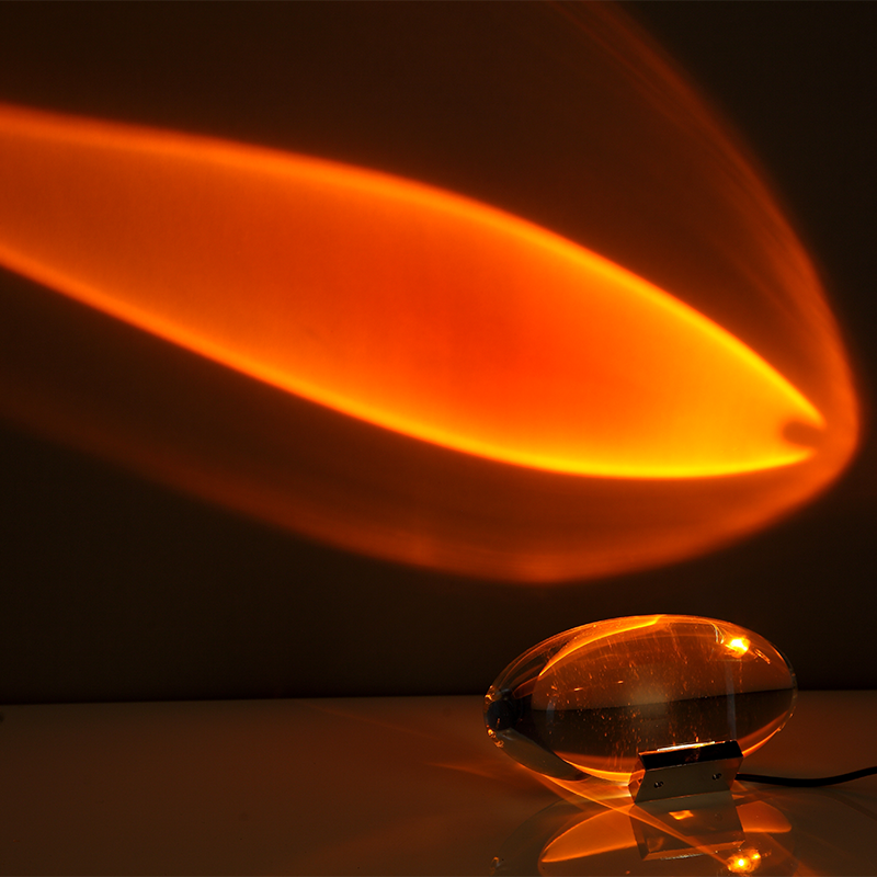 Olverai Star Projector Glass Table Lamp