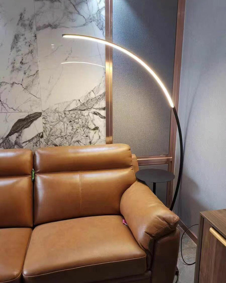 Olverai Crescent Arc LED Floor Lamp