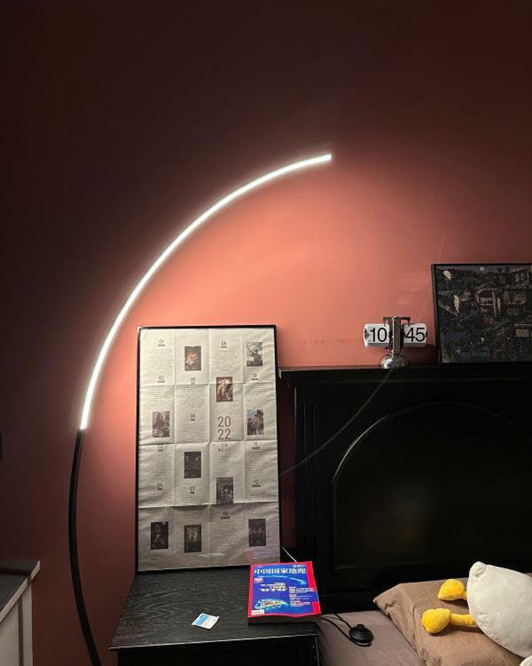 Olverai Crescent Arc LED Floor Lamp