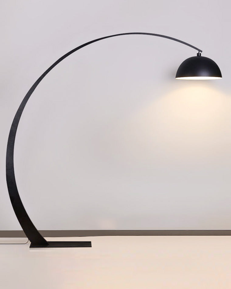 Olverai Dome Arc Floor Lamp over Couch