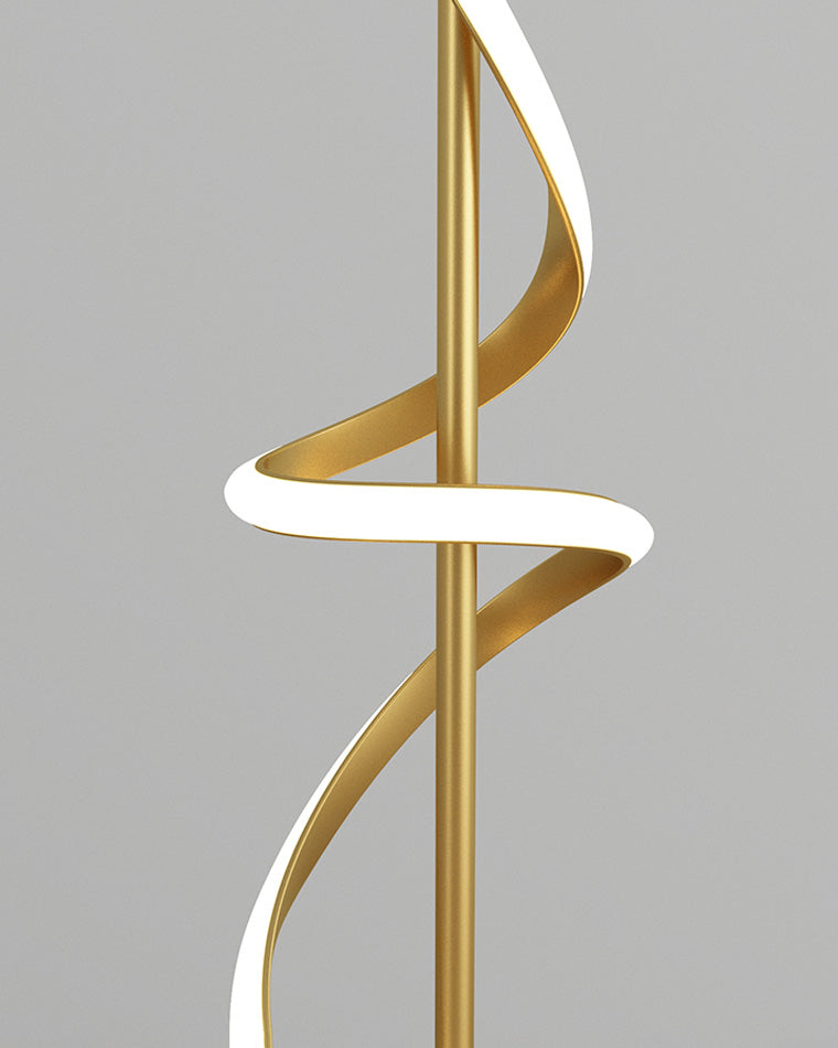Olverai Dimmable Spiral Floor Lamp