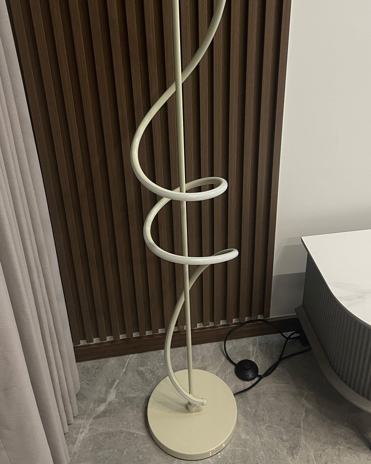 Olverai Dimmable Spiral Floor Lamp