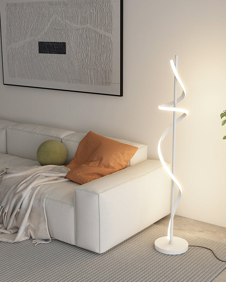 Olverai Dimmable Spiral Floor Lamp