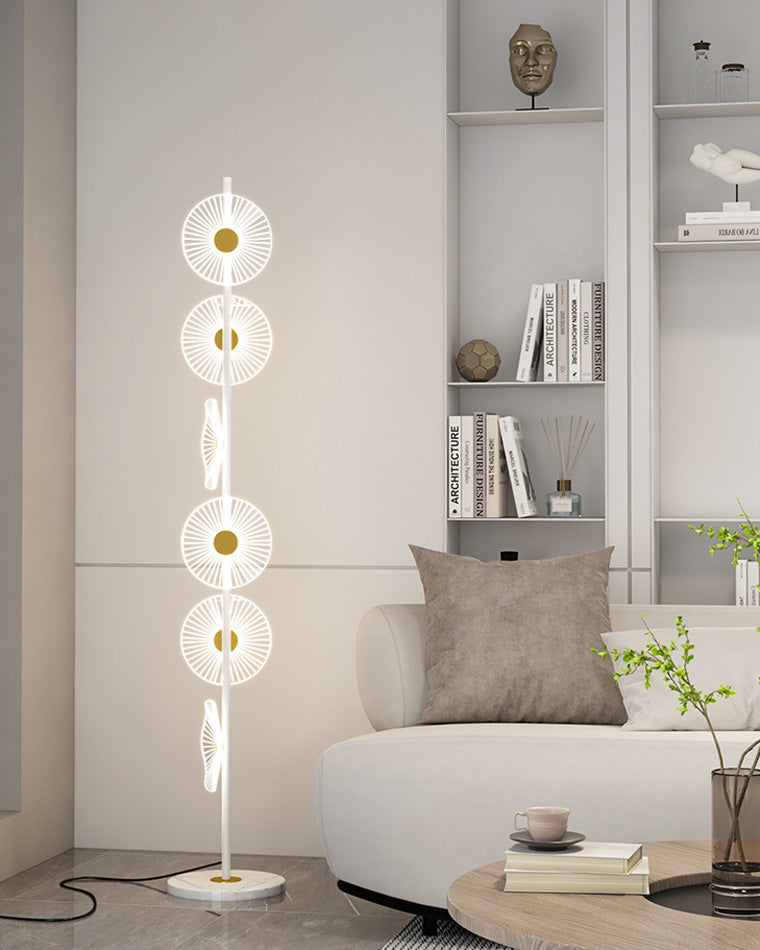 Olverai Multi-light Dimmable Floor Lamp with Remote