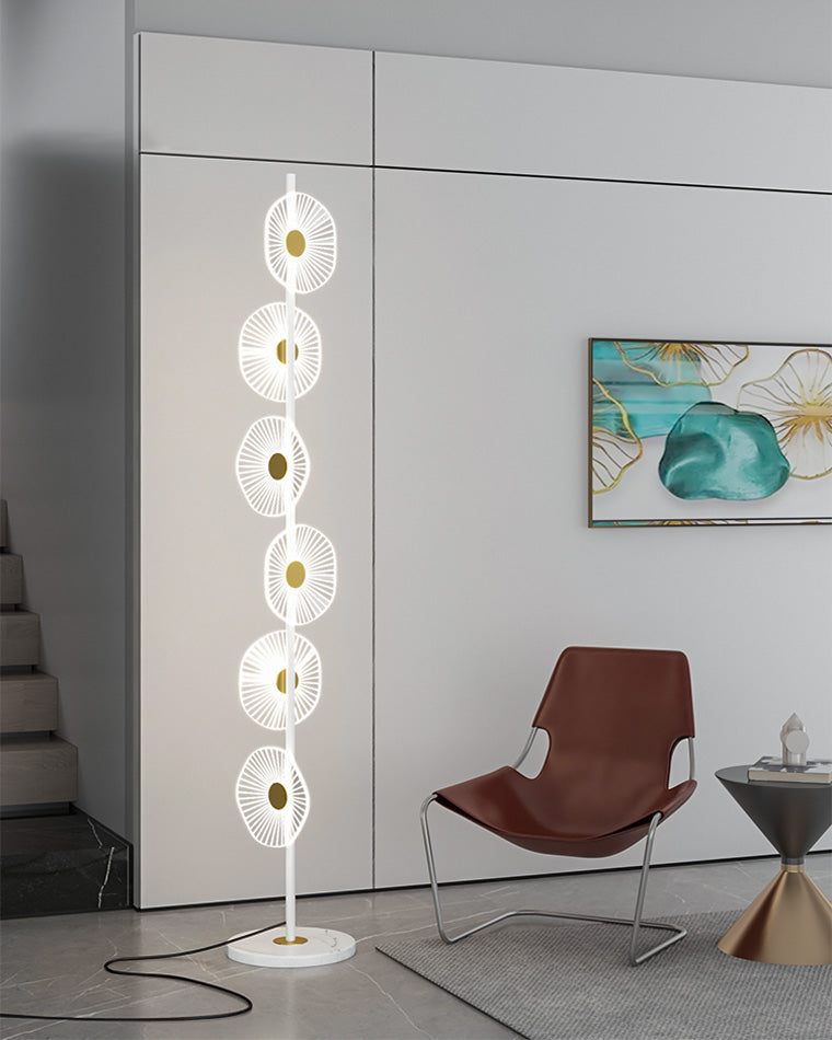 Olverai Multi-light Dimmable Floor Lamp with Remote