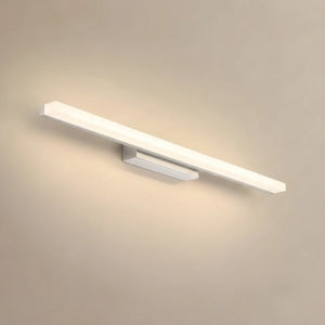 Arcato Minimalist Linear Vanity Wall Lamp – IP44 Metal in Black/Chrome Bathroom
