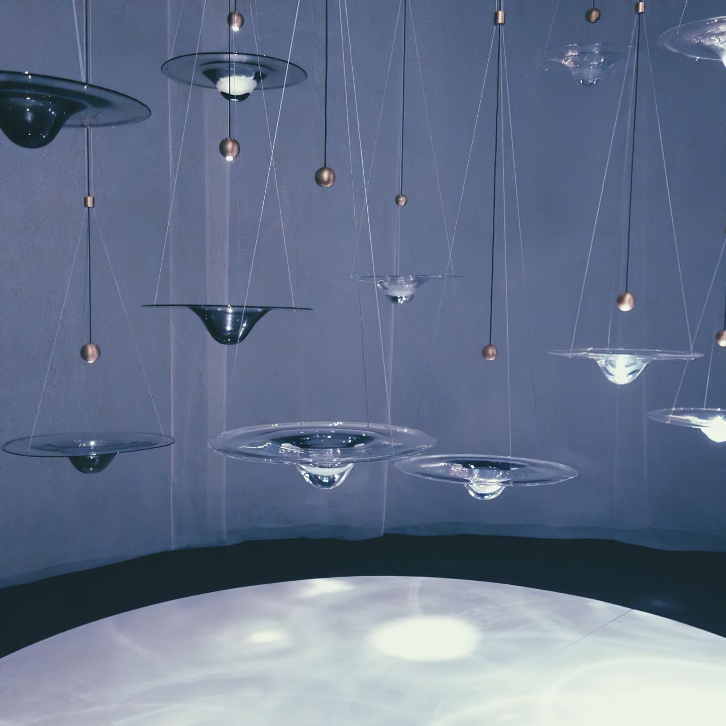 Olverai Ripple Glass Pendant Light