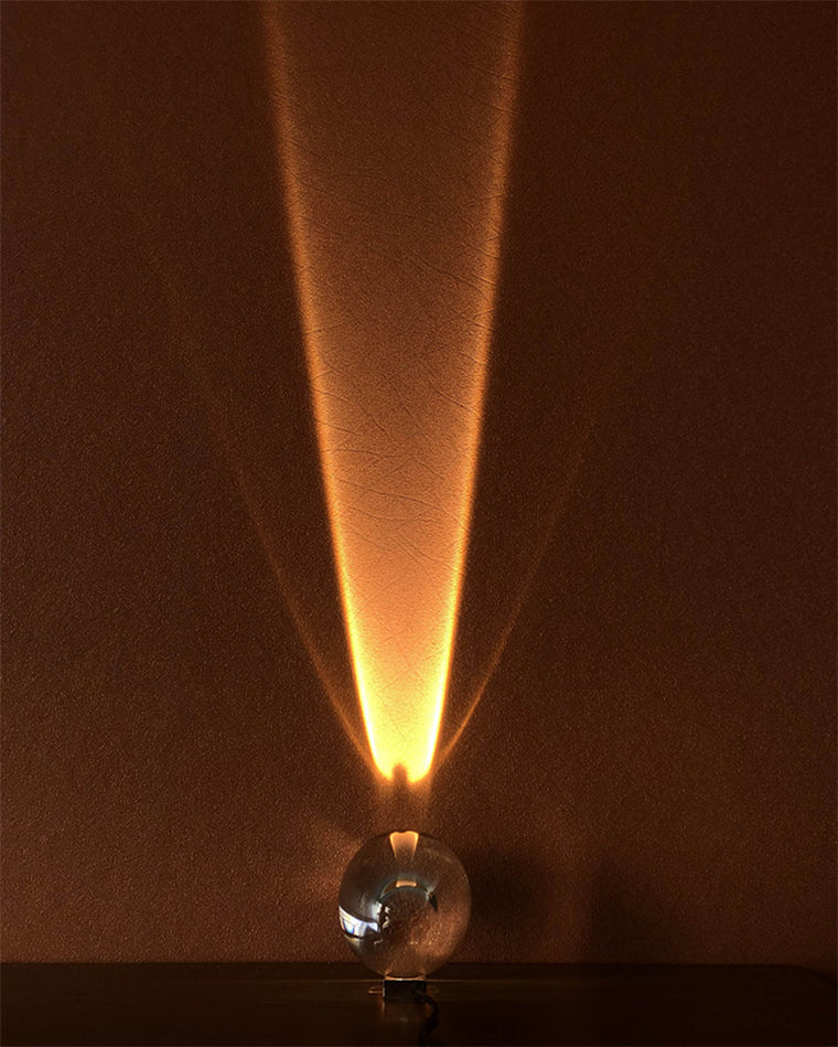 Olverai Star Projector Glass Table Lamp