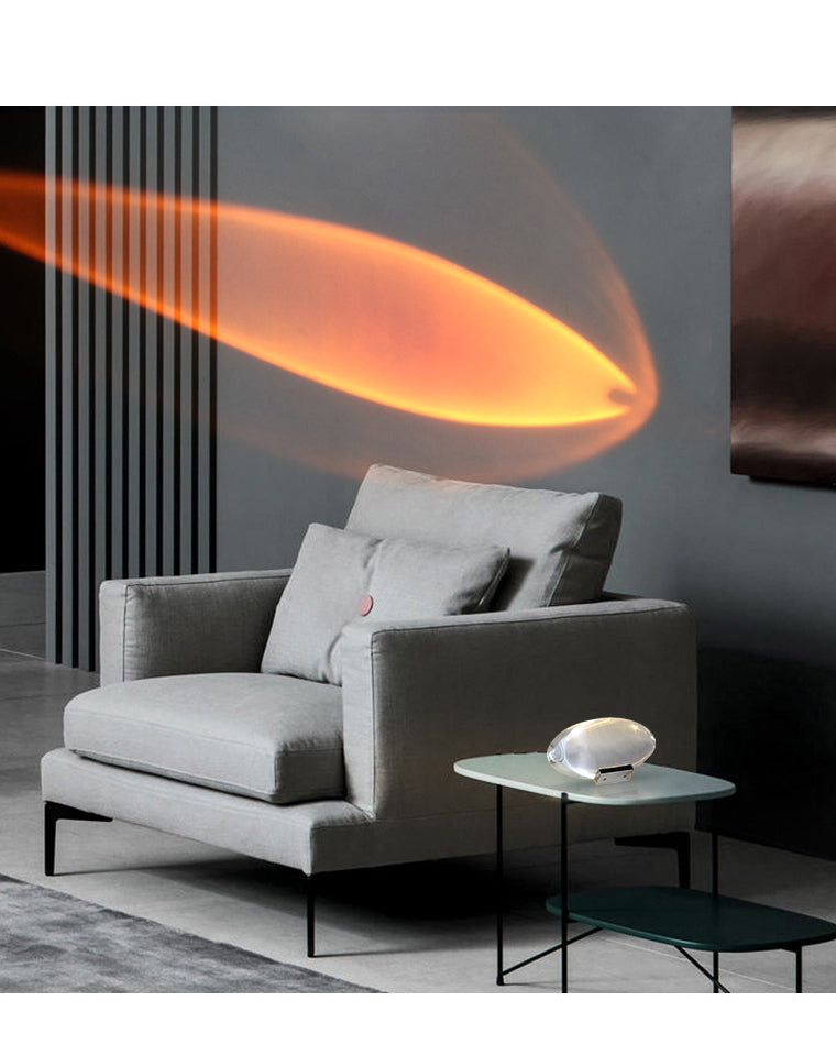 Olverai Star Projector Glass Table Lamp