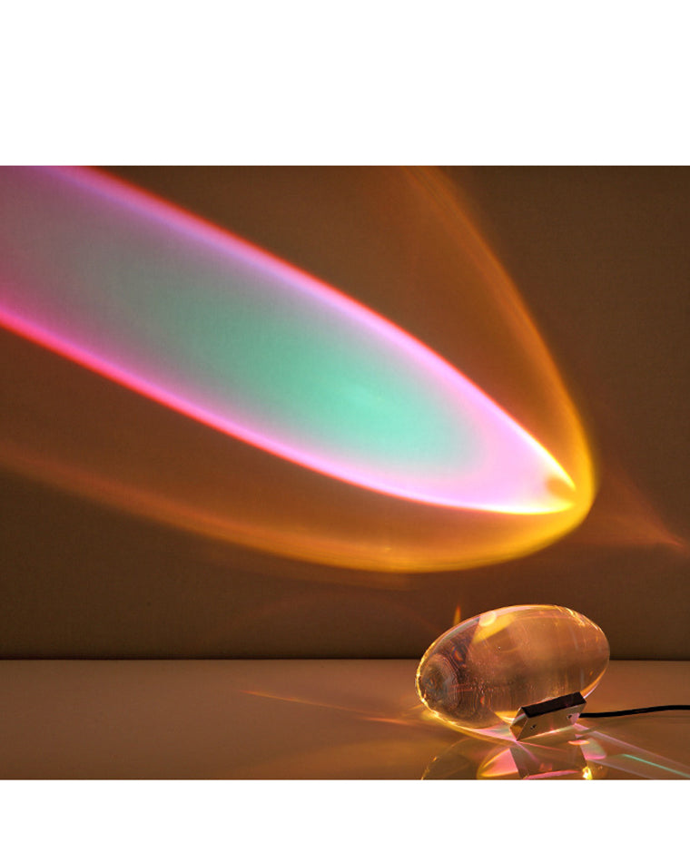 Olverai Star Projector Glass Table Lamp