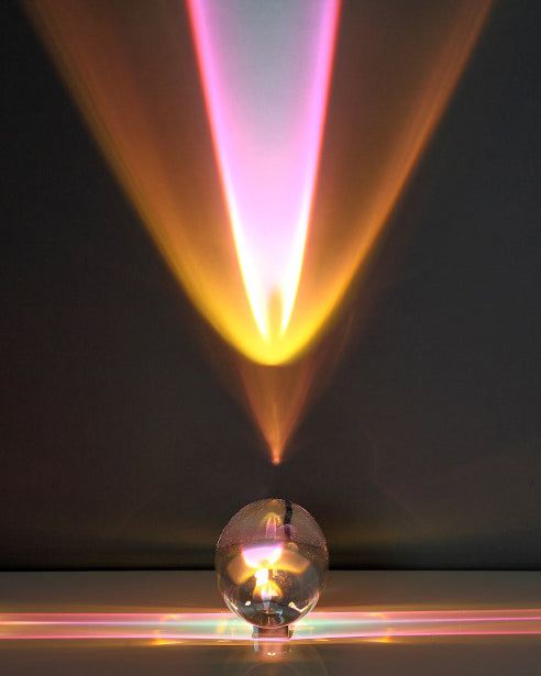 Olverai Star Projector Glass Table Lamp