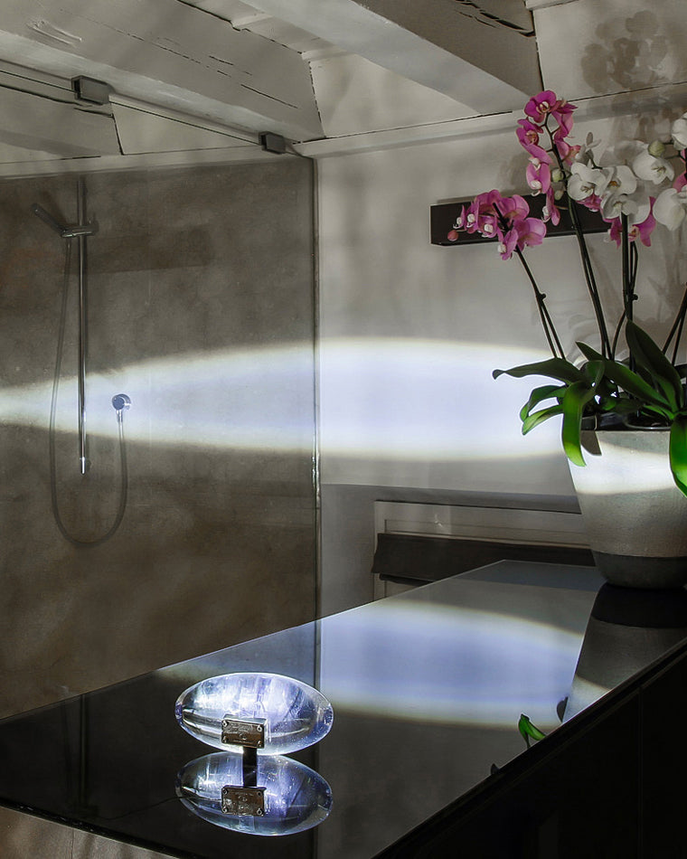 Olverai Star Projector Glass Table Lamp